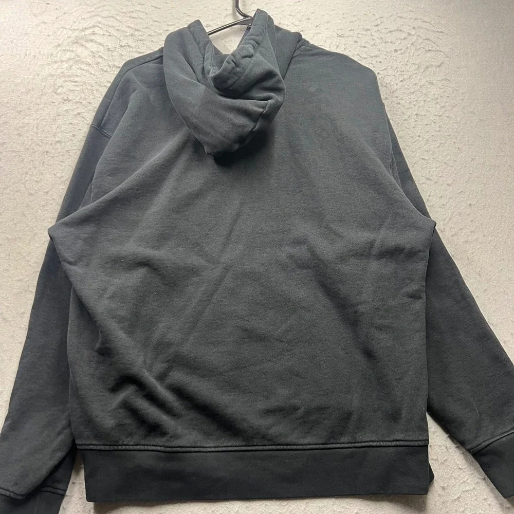 Jordan Flight Hoodie Mens Large Black Fleece Pullover Sweatshirt CV2244-010